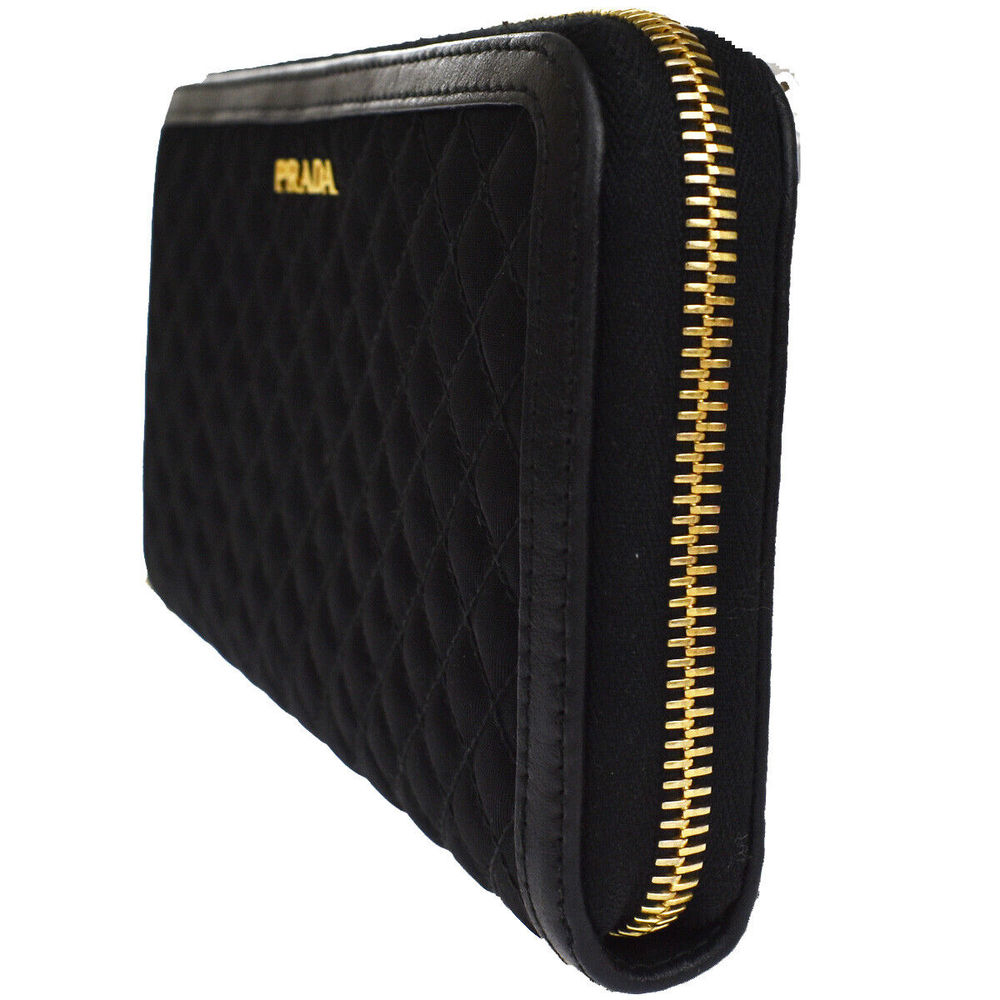 Prada Tessuto Quiltin Long Zipper #80334P39B - Picture 2 of 15